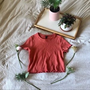 WILD FABLE fitted crop top 🍉